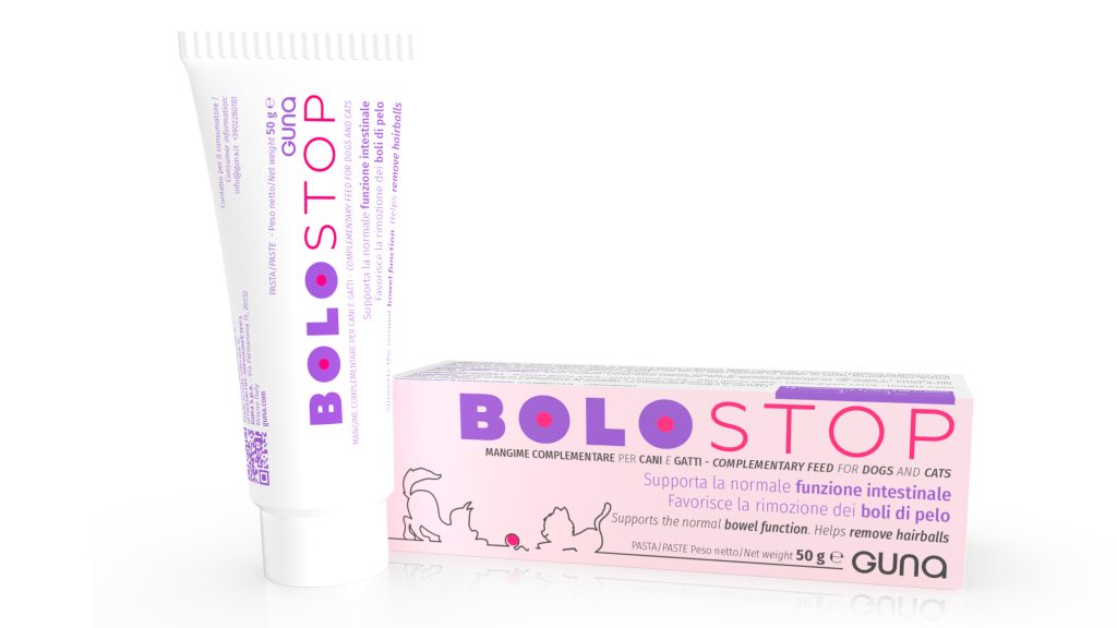 GUNA Bolostop tubo 50 g - Favorisce la Rimozione dei Boli di Pelo